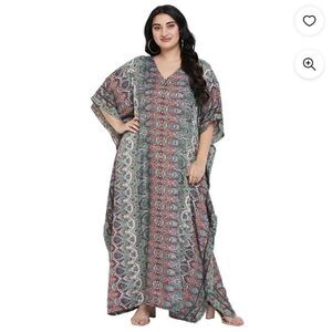 Gypsieblu Women Kaftans Dresses Caftan Long Maxi Printed Dress